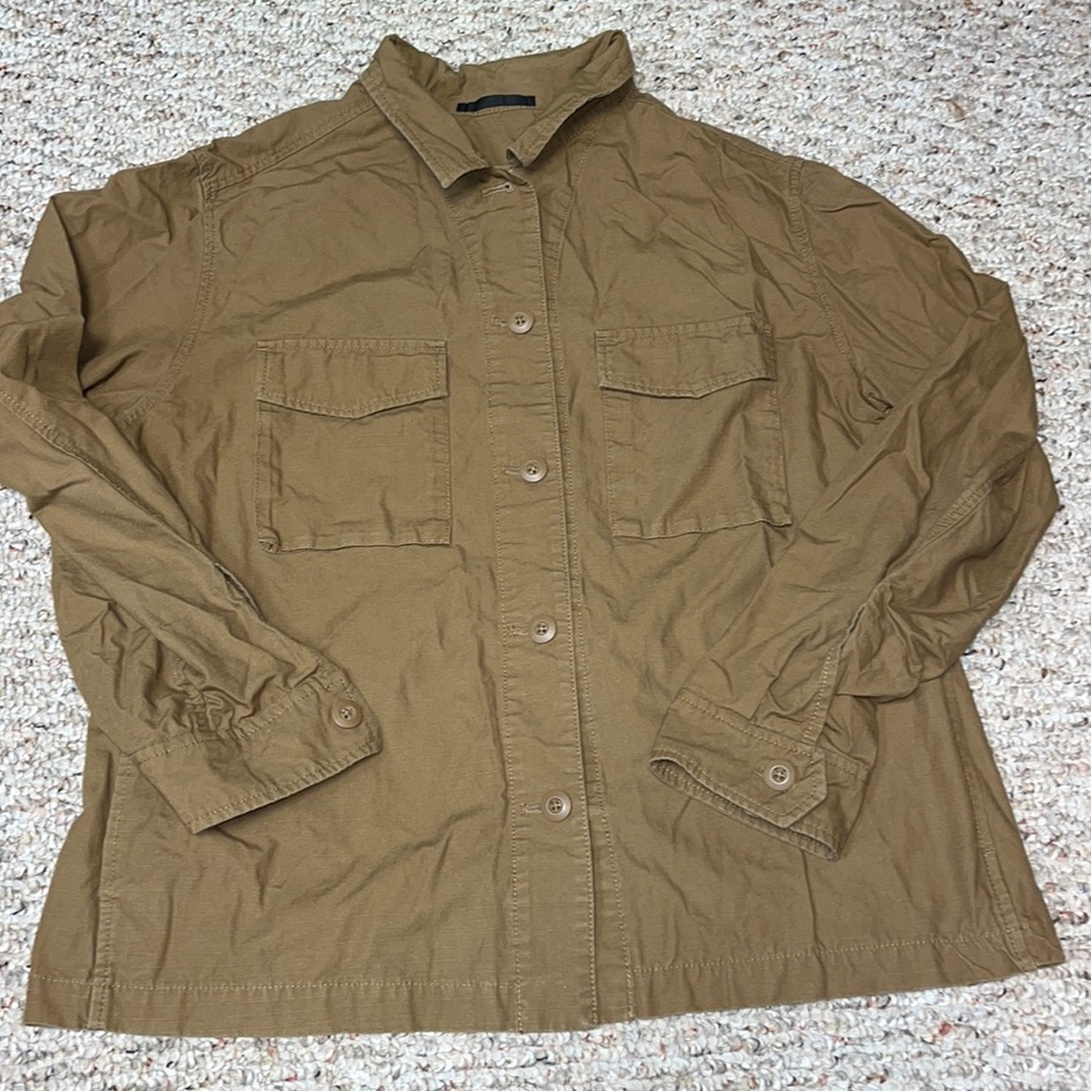 Brown Button Down Shirt